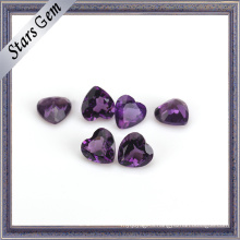 Beautiful Heart High Quality Natural Amethyst Stone for Jewelry